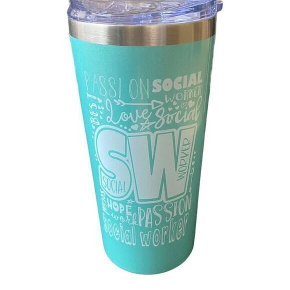 New in Box Zoey Christina Thermal 16oz Cup